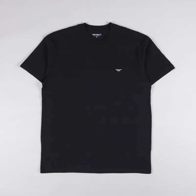 Carhartt WIP Double Heart T Shirt Black-1
