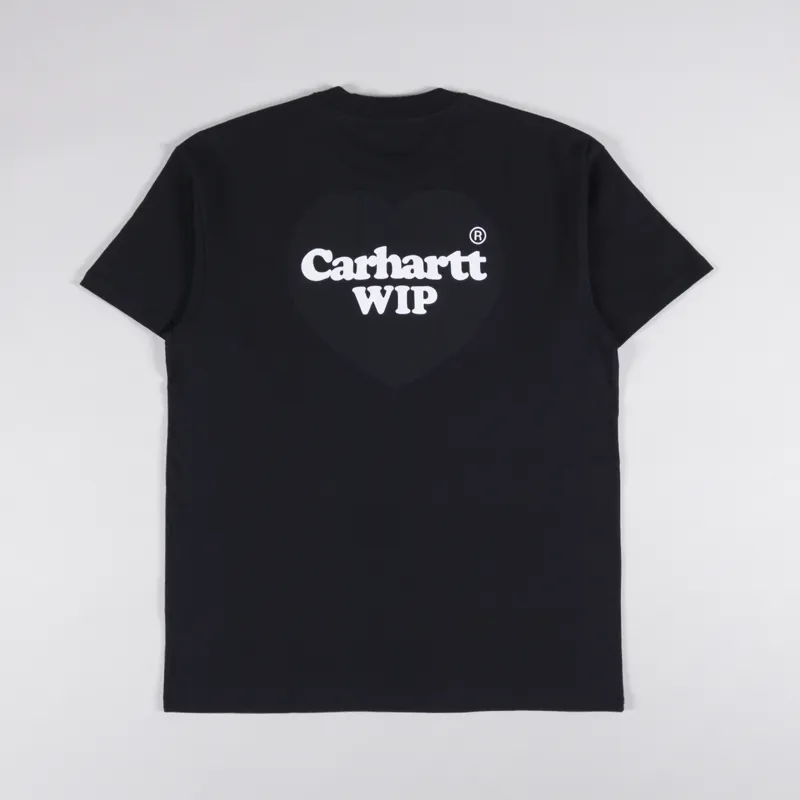 Carhartt WIP Double Heart T Shirt Black