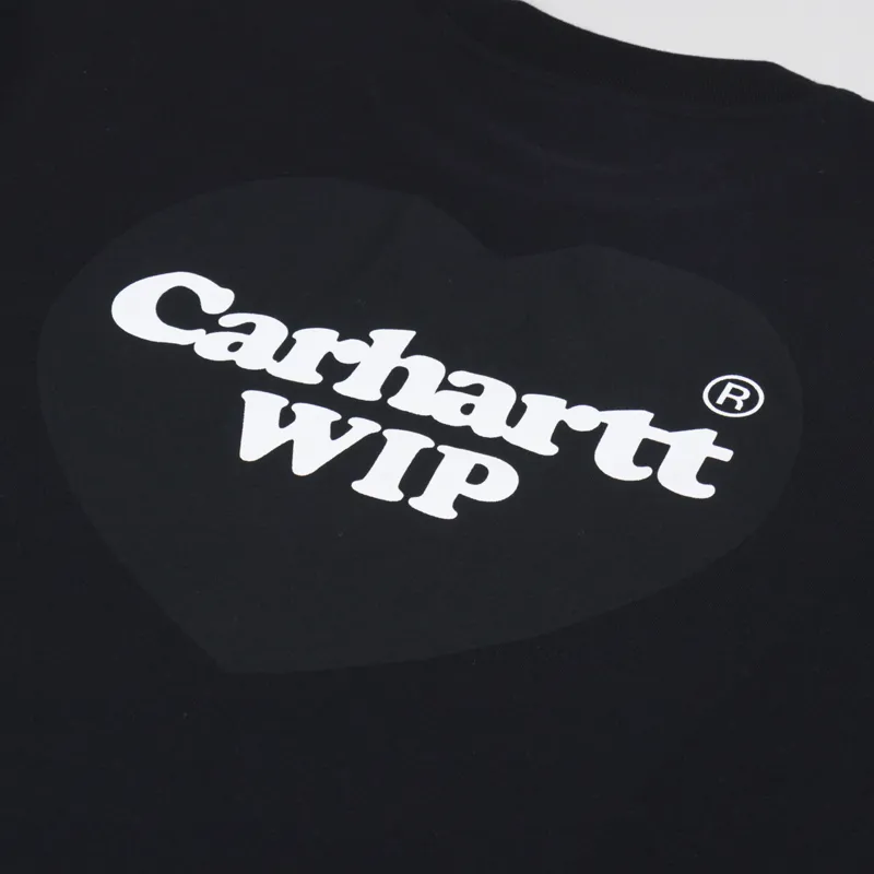 Carhartt WIP Double Heart T Shirt Black-4