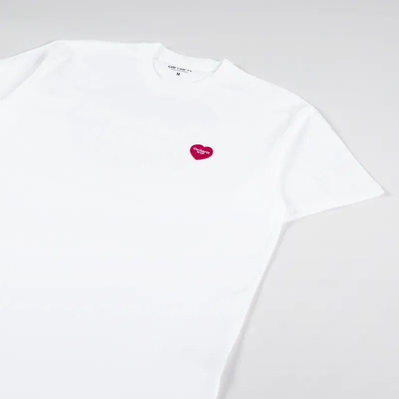 Carhartt WIP Double Heart T Shirt White-3