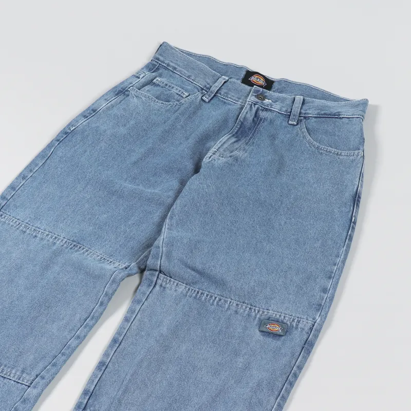 Dickies Double Knee Denim Pant Light Wash-6
