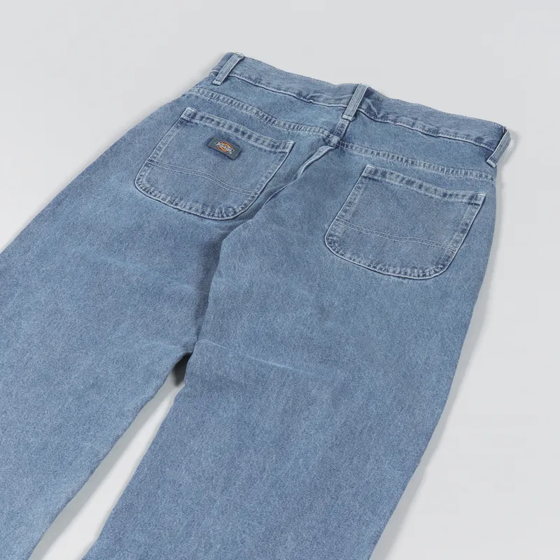 Dickies Double Knee Denim Pant Light Wash-7