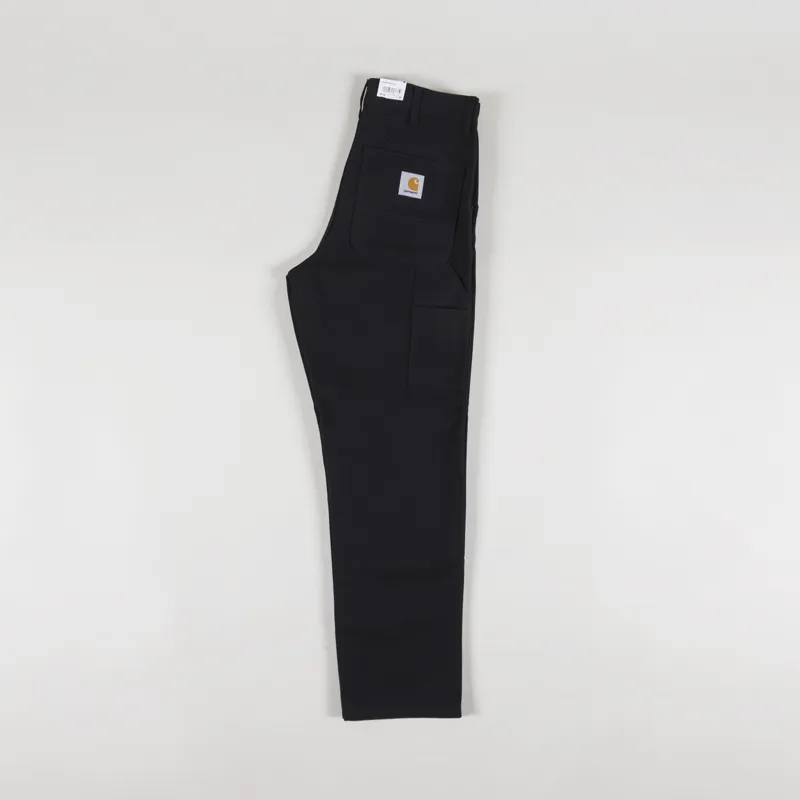 Carhartt WIP Double Knee Pant Black Rigid Dearborn Canvas-2