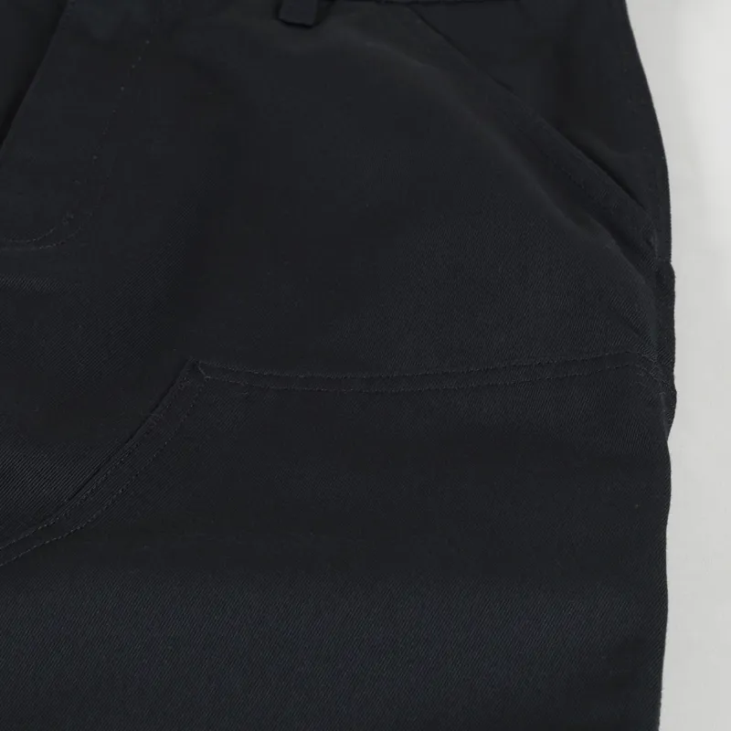 Carhartt WIP Double Knee Pant Black Rinsed Denison Twill-4