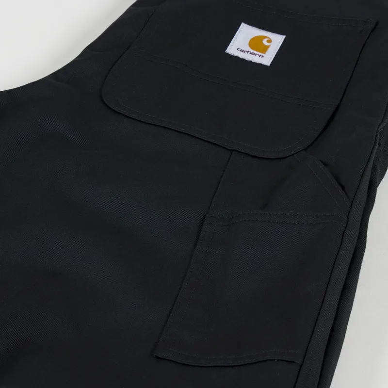Carhartt WIP Double Knee Pant Black Rinsed Denison Twill-3