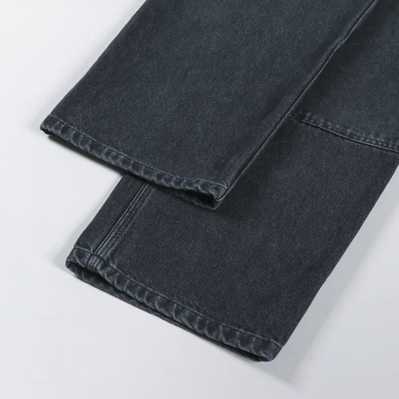 Carhartt WIP Double Knee Pant Black Stone Washed Smith Denim-6