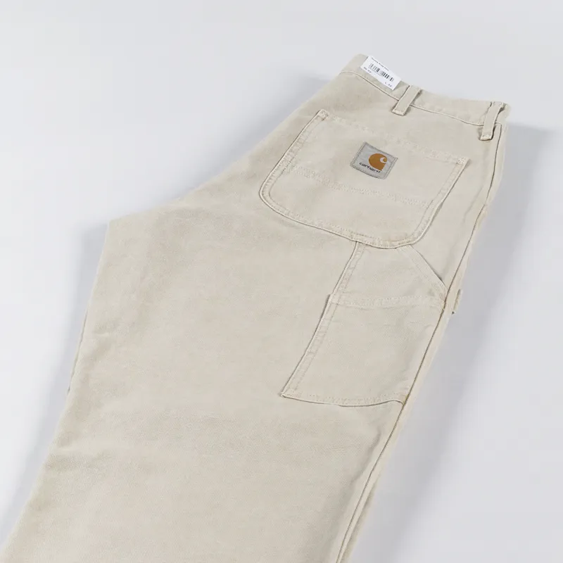 Carhartt WIP Double Knee Pant Dusty H Brown Dearborn Canvas-4