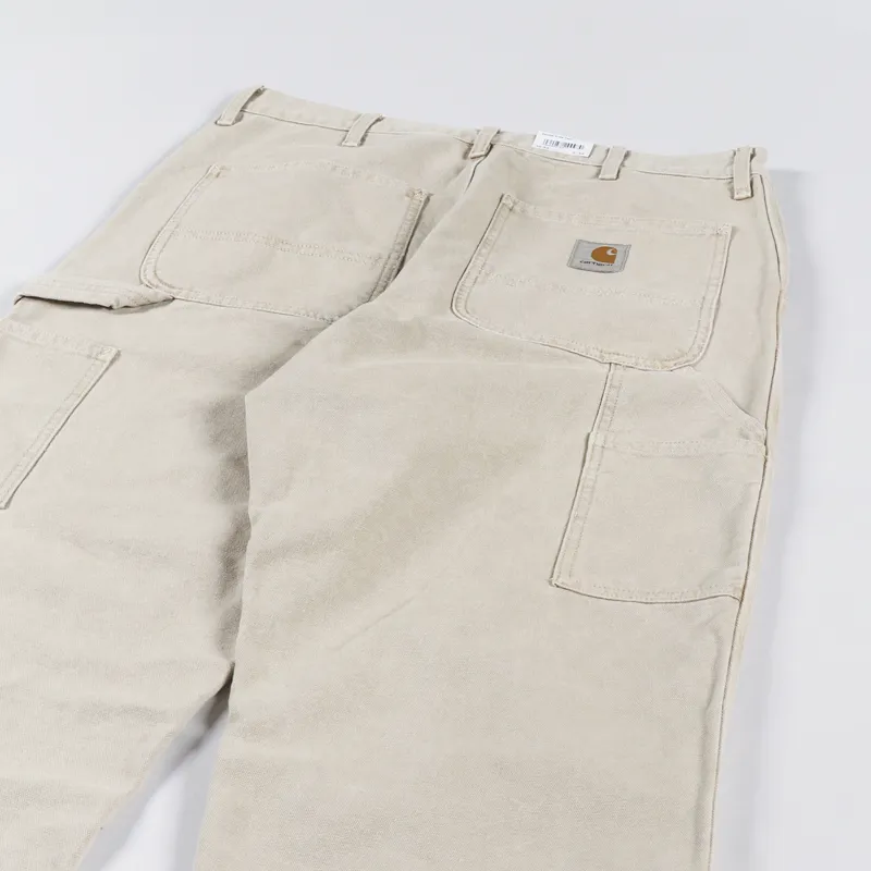 Carhartt WIP Double Knee Pant Dusty H Brown Dearborn Canvas-7