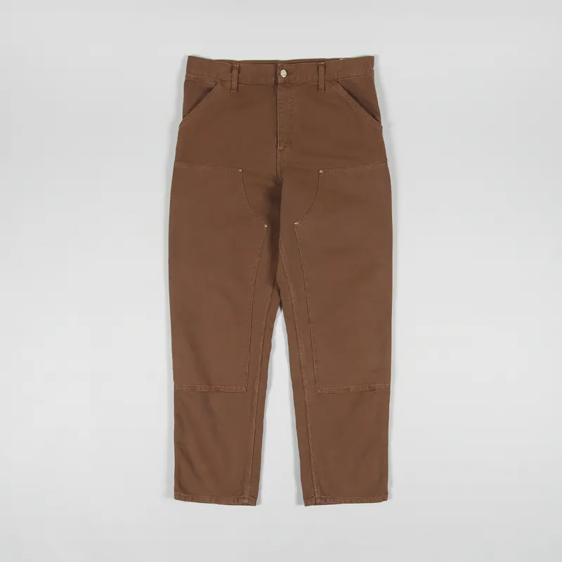 Carhartt WIP Double Knee Pant Tamarind Dearborn Canvas-1
