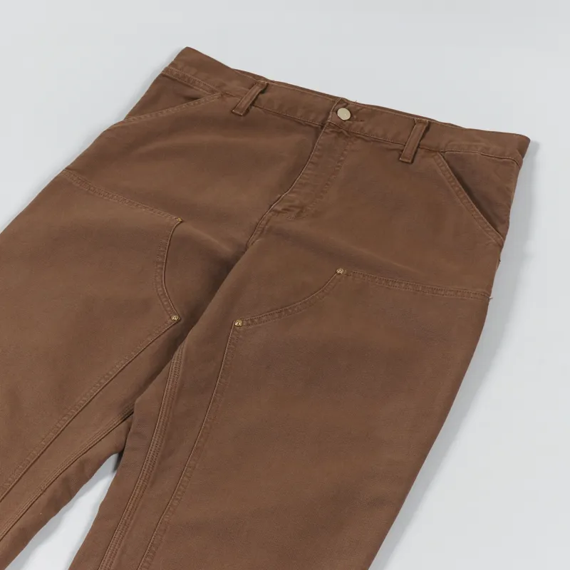 Carhartt WIP Double Knee Pant Tamarind Dearborn Canvas-6