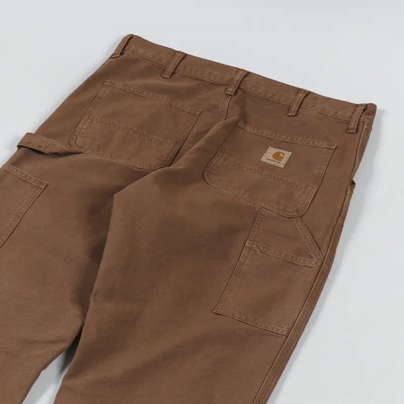 Carhartt WIP Double Knee Pant Tamarind Dearborn Canvas-5