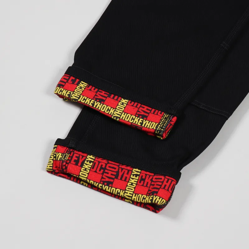 Hockey x Carhartt WIP Double Knee Denim Pant Hickory Black-5