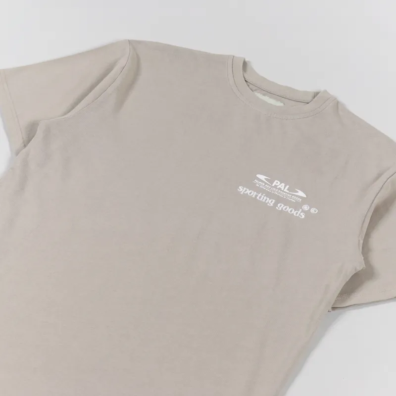 PAL Sporting Goods Double Logo T Shirt Cashmere Brown-2