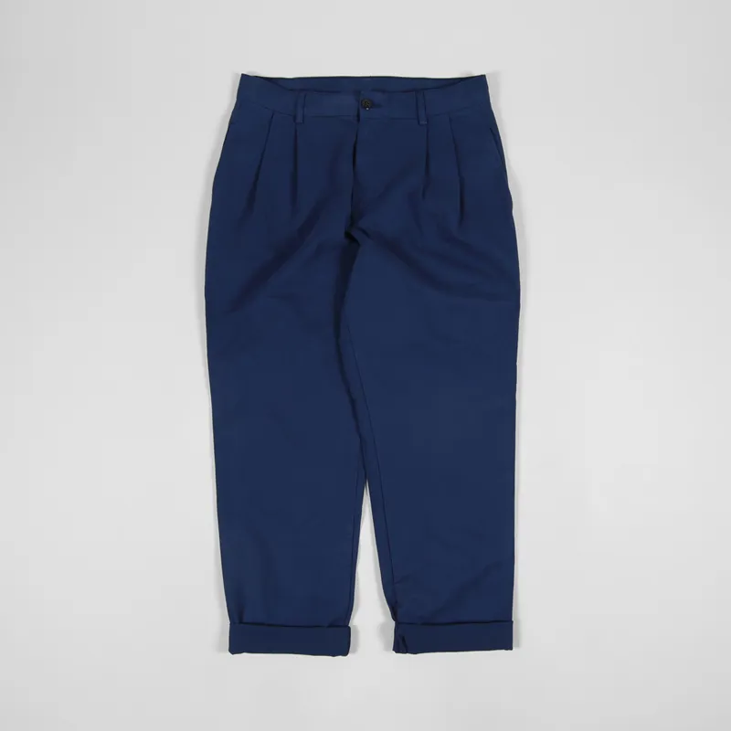 Stan Ray Double Pleat Chino Navy Taffeta-1