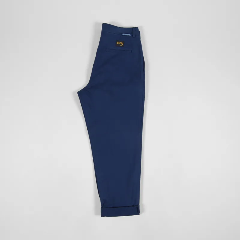 Stan Ray Double Pleat Chino Navy Taffeta-2