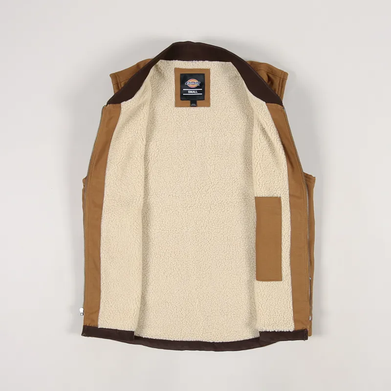 Dickies Duck Canvas Vest Brown Duck-1