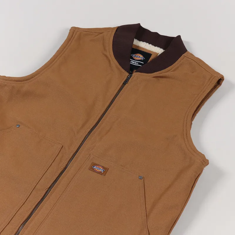 Dickies Duck Canvas Vest Brown Duck