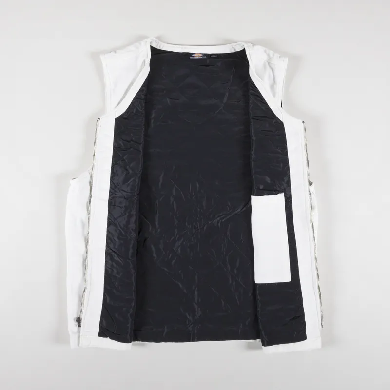 Dickies Duck Canvas Summer Vest Stone Washed Cloud-1