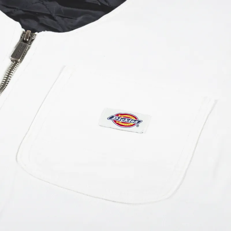 Dickies Duck Canvas Summer Vest Stone Washed Cloud-6