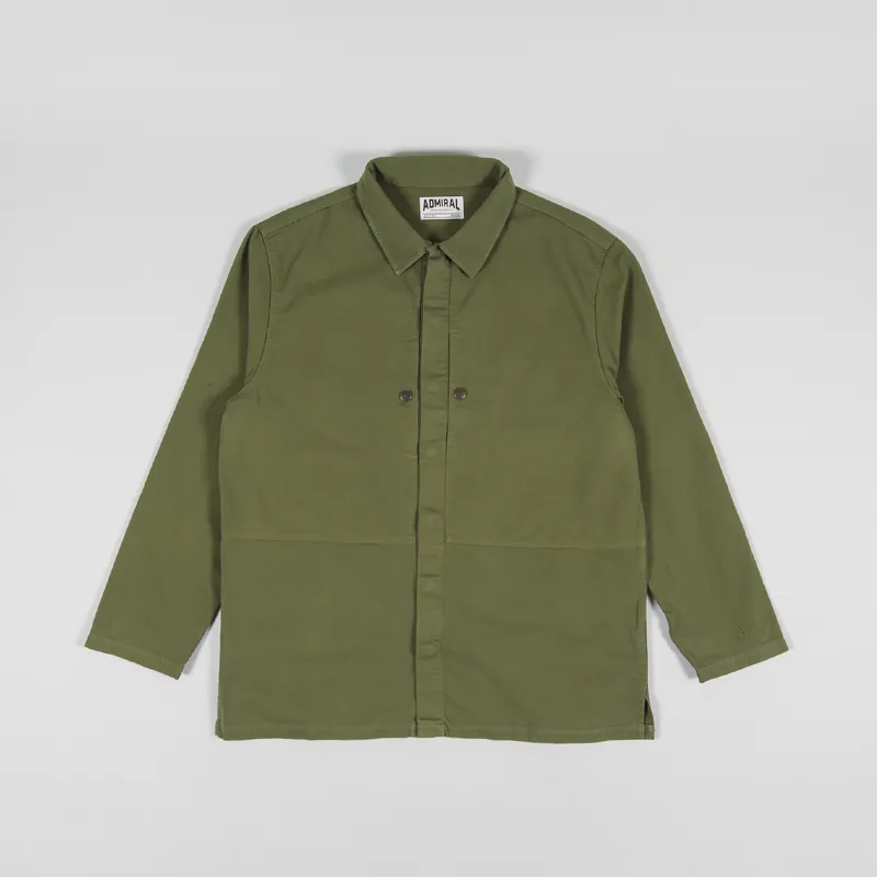 Admiral Sporting Goods Deacon Patch Pocket Overshirt Hone Green