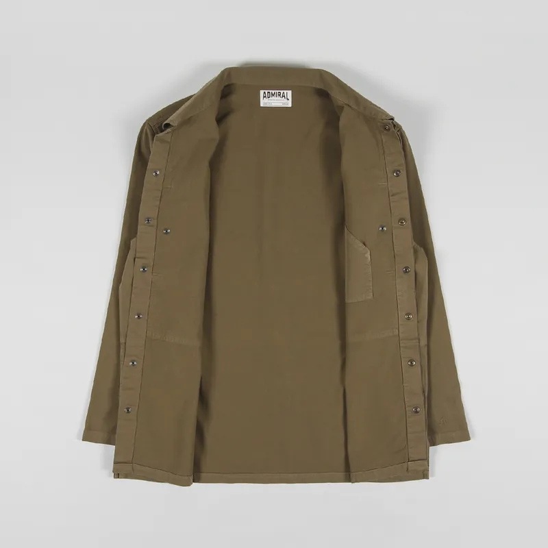 Admiral Sporting Goods Deacon Patch Pocket Overshirt Muted Corn-1