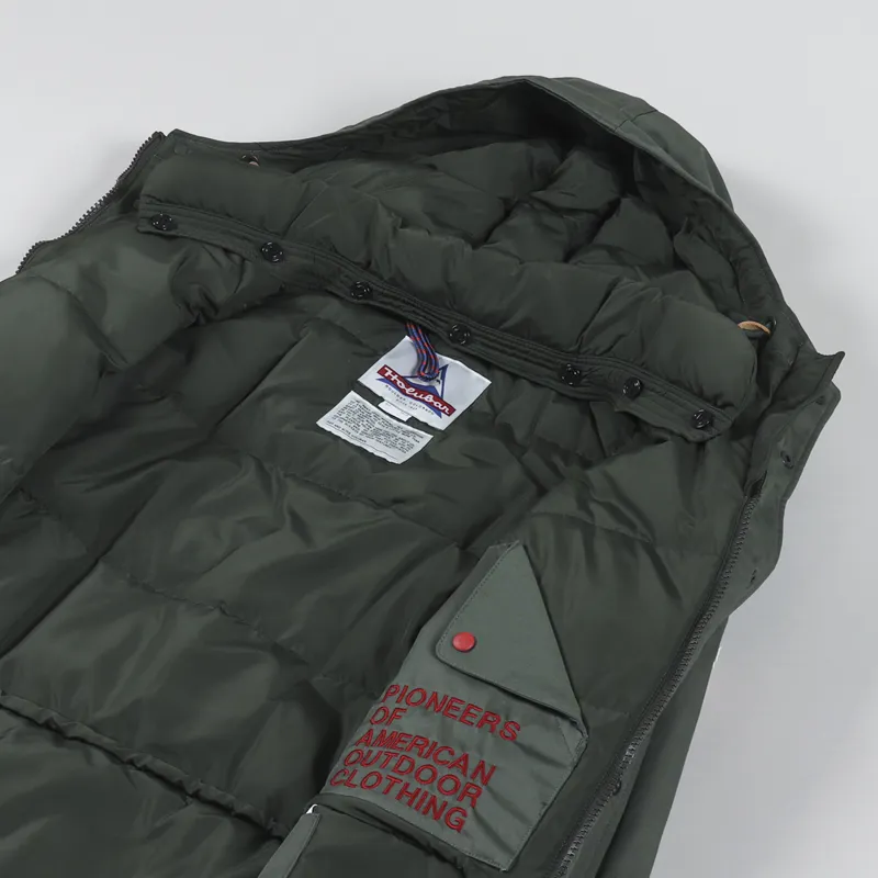 Holubar Mens Deer Hunter Jacket Military Olive Green Winter Parka