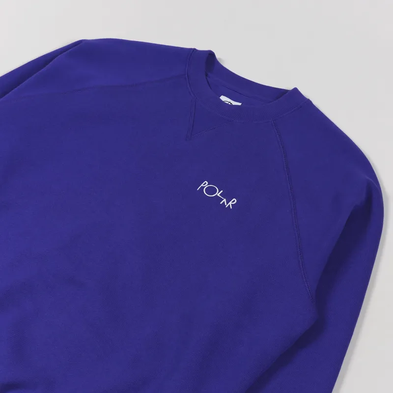 Polar Skate Co. Default Crew Sweat Purple-2