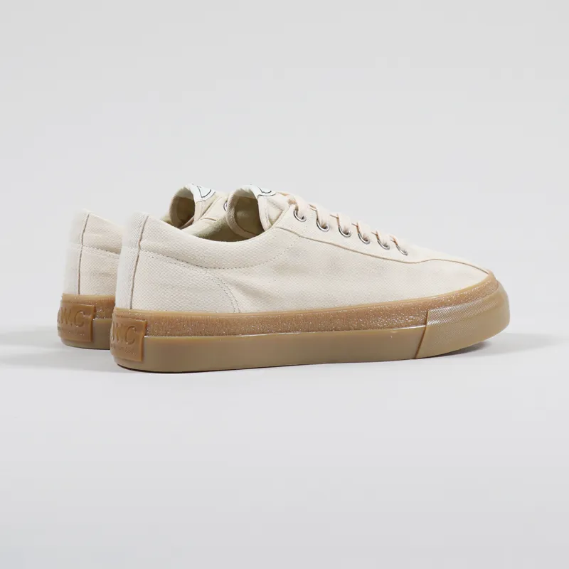 Stepney Workers Club Dellow Shoes Canvas Ecru Gum-3