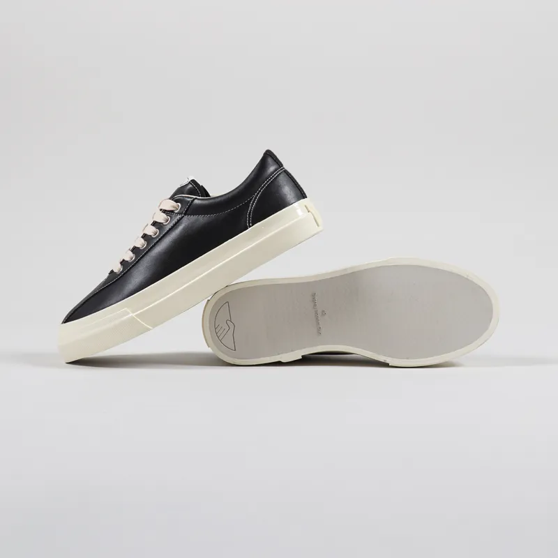 Stepney Workers Club Dellow Shoes Leather Black Ecru-2