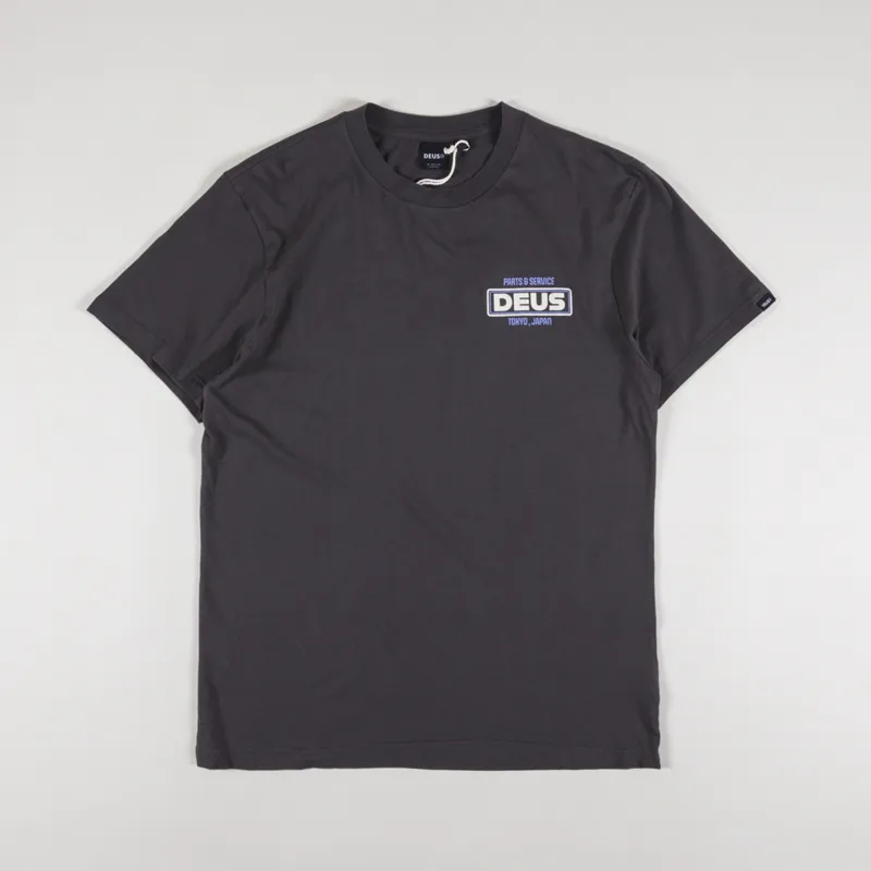 Deus Ex Machina Depot T Shirt Anthracite-1