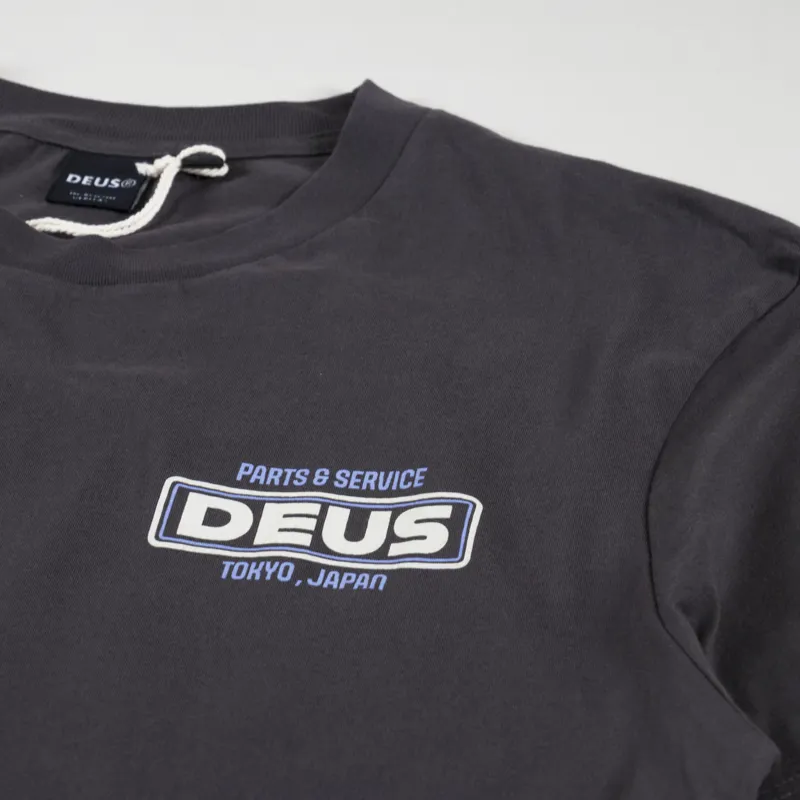 Deus Ex Machina Depot T Shirt Anthracite-3