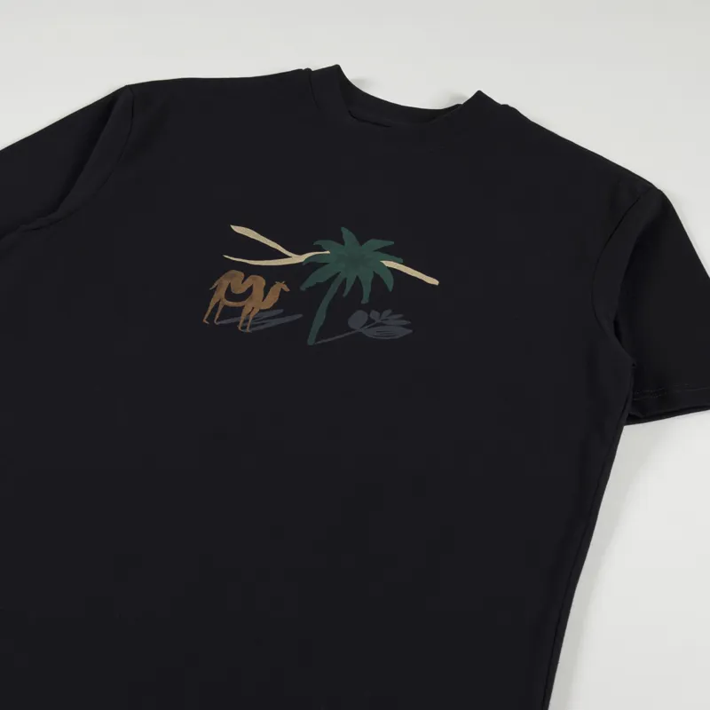 Magenta Desert T Shirt Black-2