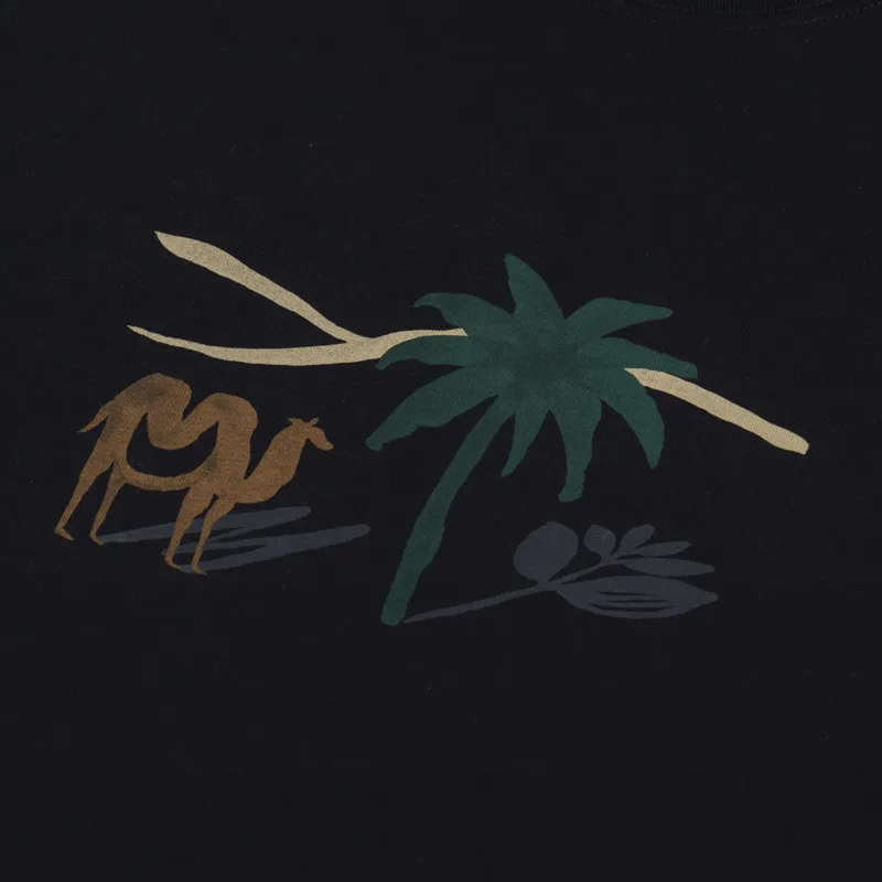 Magenta Desert T Shirt Black-1