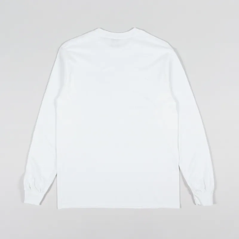 Hockey Desk Carve Long Sleeve T Shirt White-1