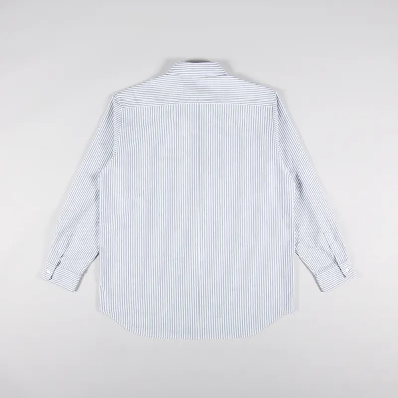 Palmes Tennis Society Deuce Oxford Shirt Blue Stripe-1