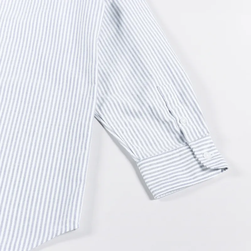 Palmes Tennis Society Deuce Oxford Shirt Blue Stripe-6