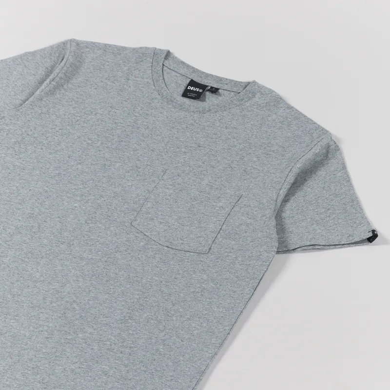 Deus Ex Machina 2 Pack T Shirt Athletic Grey-3