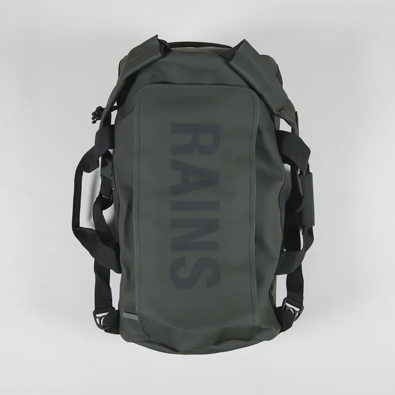 Rains Waterproof 56L Duffel Bag Green