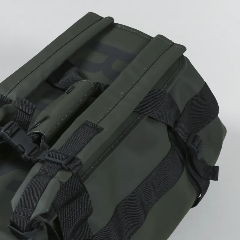 Rains 34L Waterproof Duffel Bag Small Green