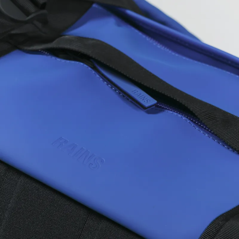 Rains Waterproof 34L Duffel Bag Small Waves Blue