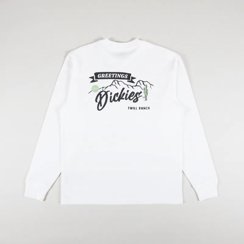 Dickies Dighton Long Sleeve T Shirt White