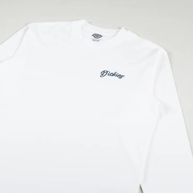 Dickies Dighton Long Sleeve T Shirt White-3