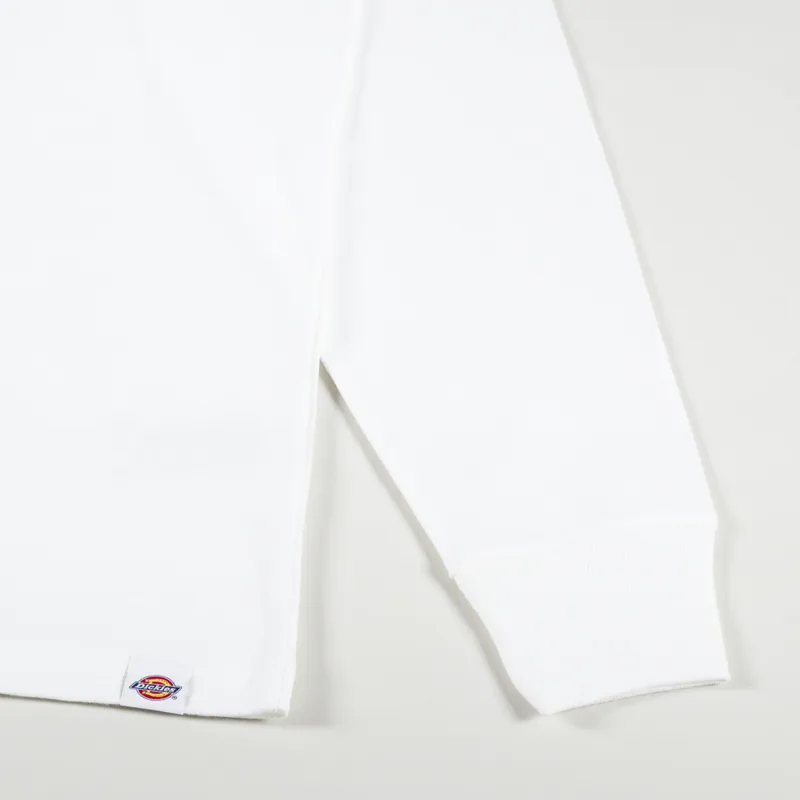 Dickies Dighton Long Sleeve T Shirt White-6