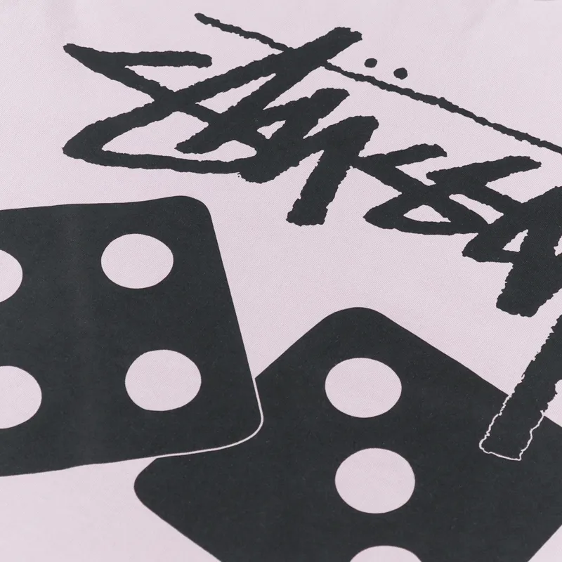 Stussy Dice Pigment Dyed T Shirt Blush-4