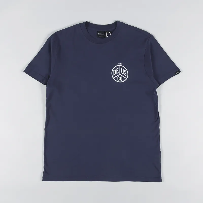 Deus Ex Machina Dice T Shirt Navy-1