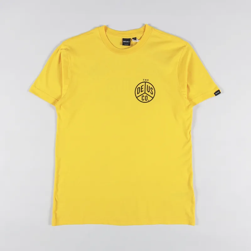 Deus Ex Machina Dice T Shirt Spectra Yellow-1