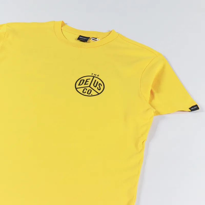 Deus Ex Machina Dice T Shirt Spectra Yellow-3