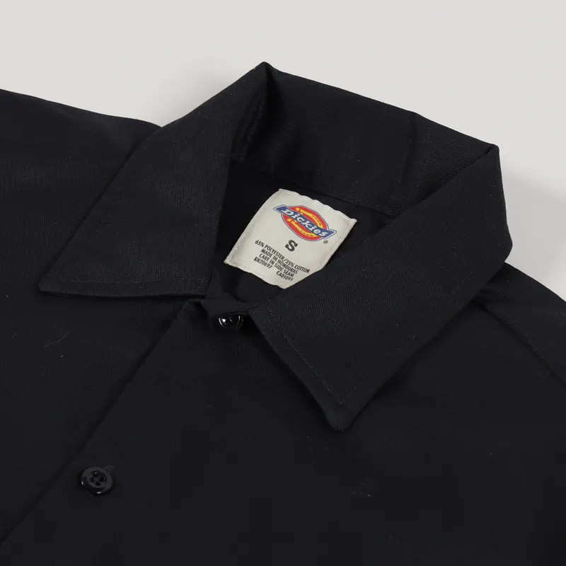 Dickies Long Sleeve Work Shirt Black-6