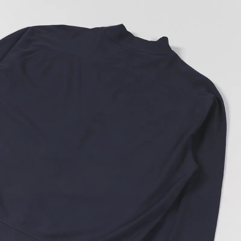 Universal Works Dicky Cardigan Navy Jersey Mix-5