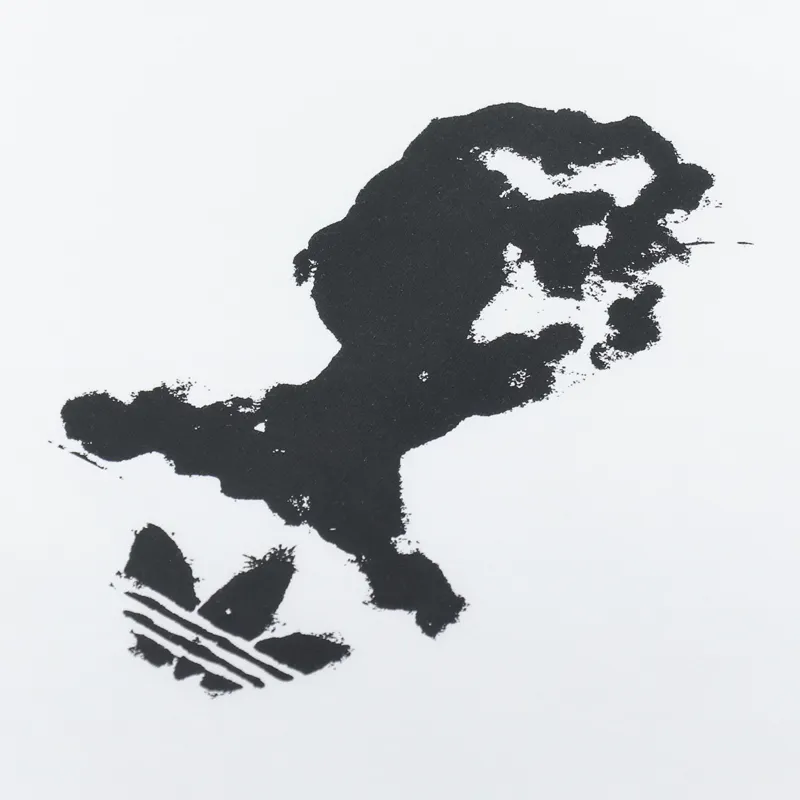 Adidas Skateboarding Dill Graphic T Shirt White Black-1